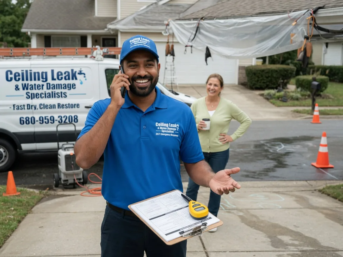Ceiling Leak Cleanup Shoemakersville, PA FAQs